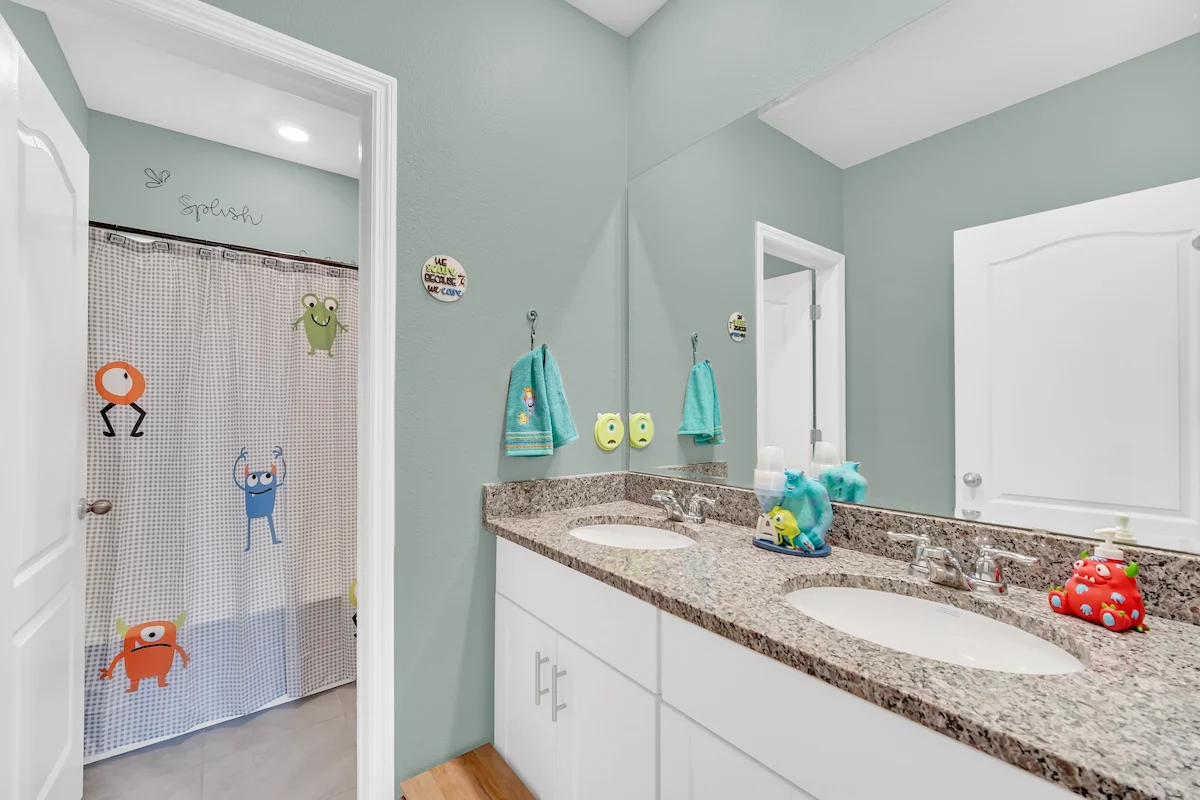 Shared bathroom